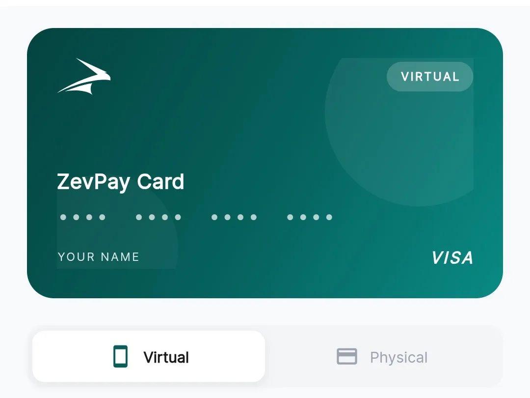 Cards in ZevPay